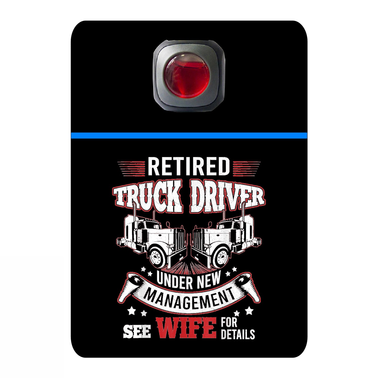 Trucker Collection Car Vent Air Freshener Accessory Decorative Card Insert design #145