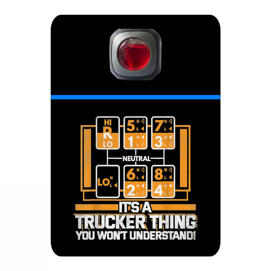 Trucker Collection Car Vent Air Freshener Accessory Decorative Card Insert design #149