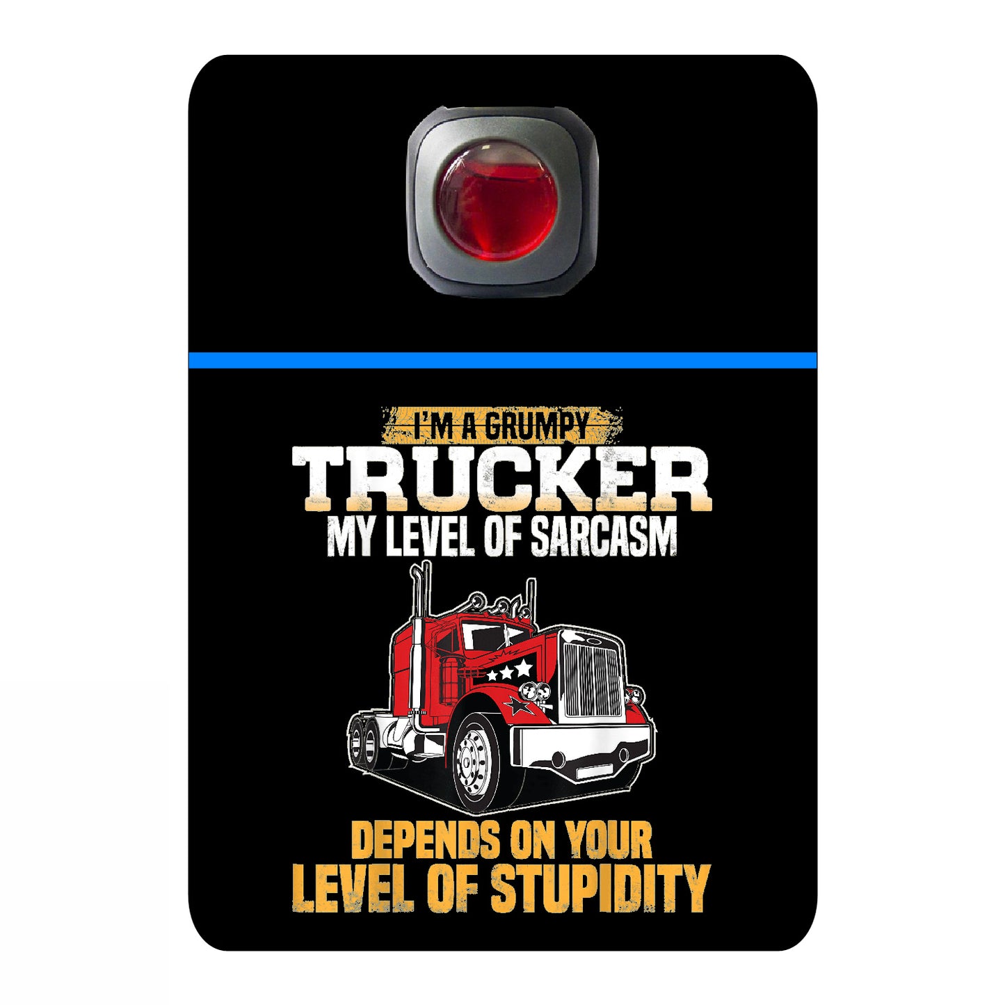 Trucker Collection Car Vent Air Freshener Accessory Decorative Card Insert design #169
