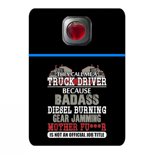 Trucker Collection Car Vent Air Freshener Accessory Decorative Card Insert design #177