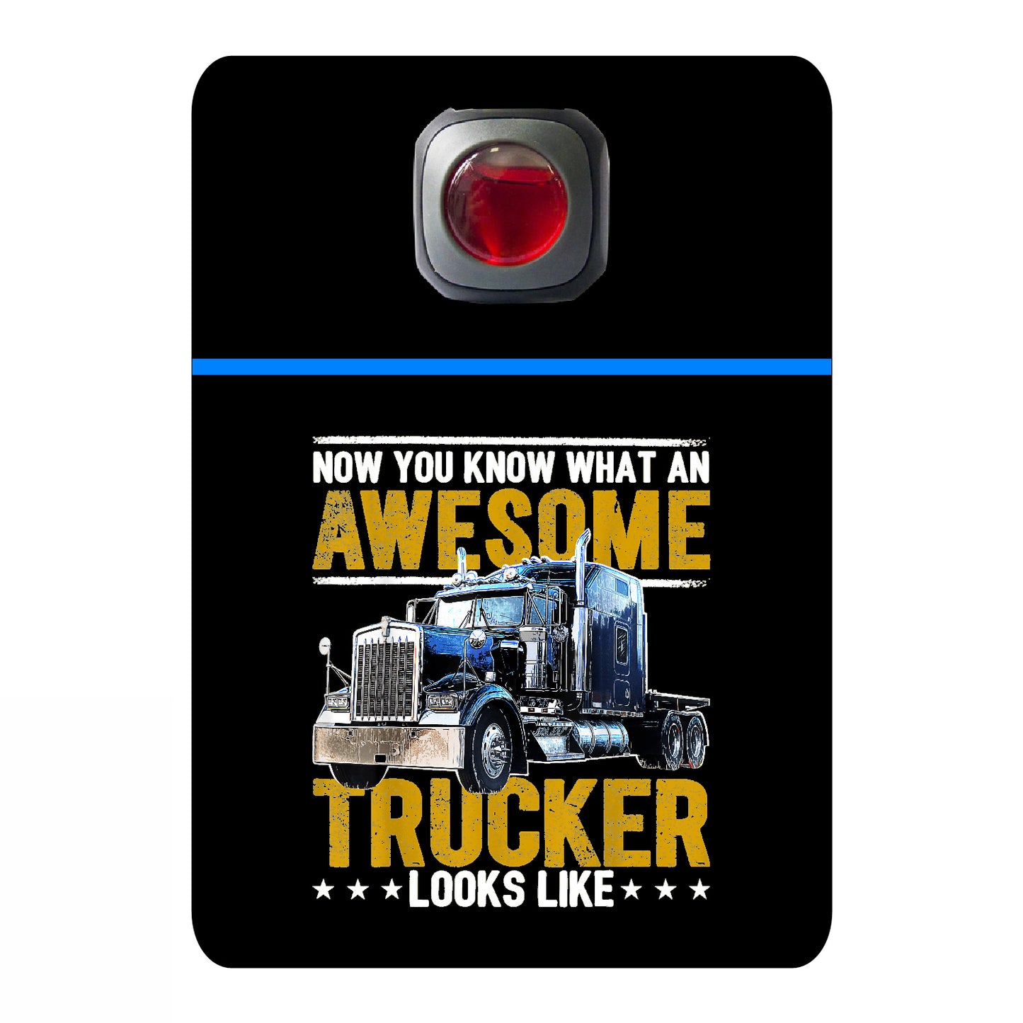 Trucker Collection Car Vent Air Freshener Accessory Decorative Card Insert design #197
