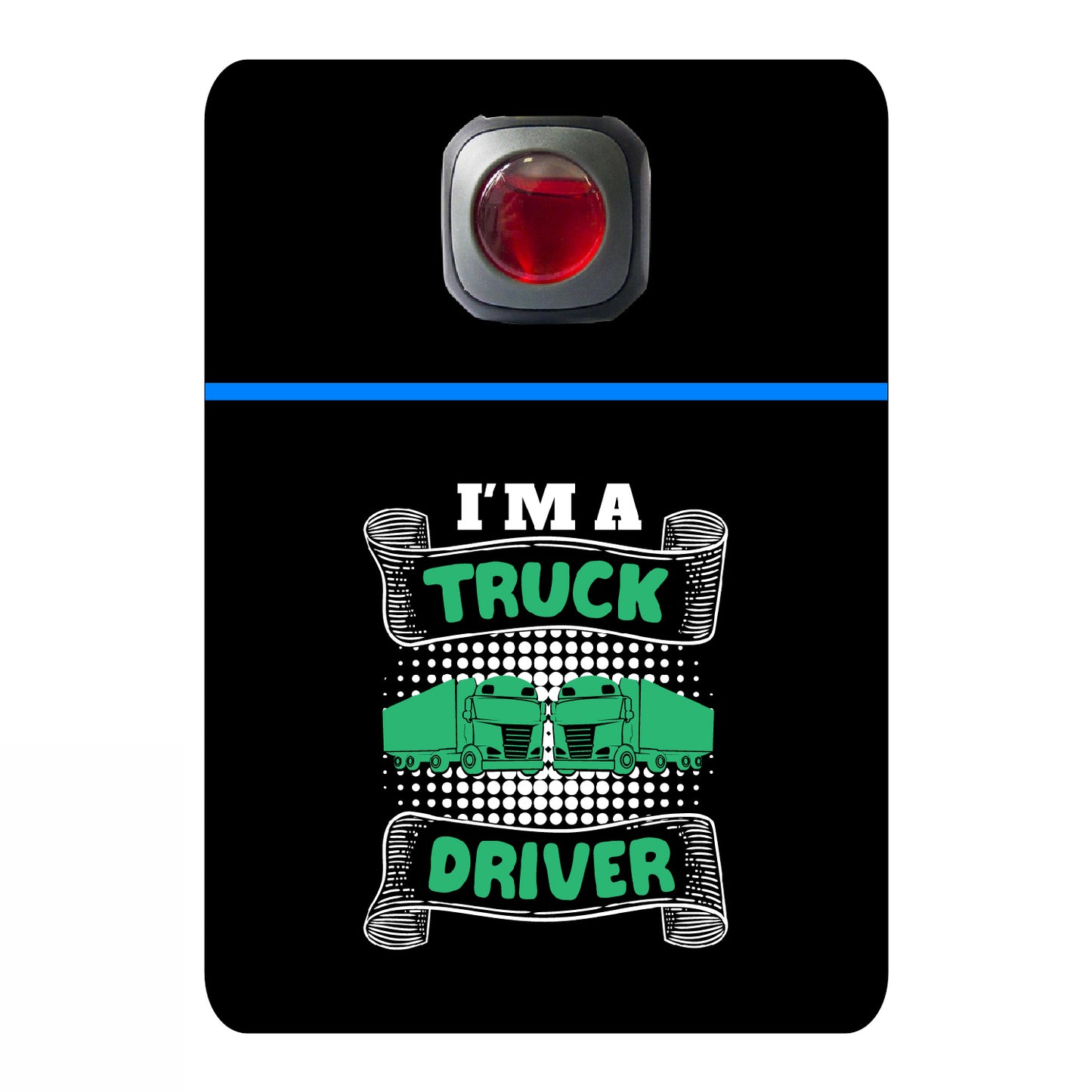 Trucker Collection Car Vent Air Freshener Accessory Decorative Card Insert design #206