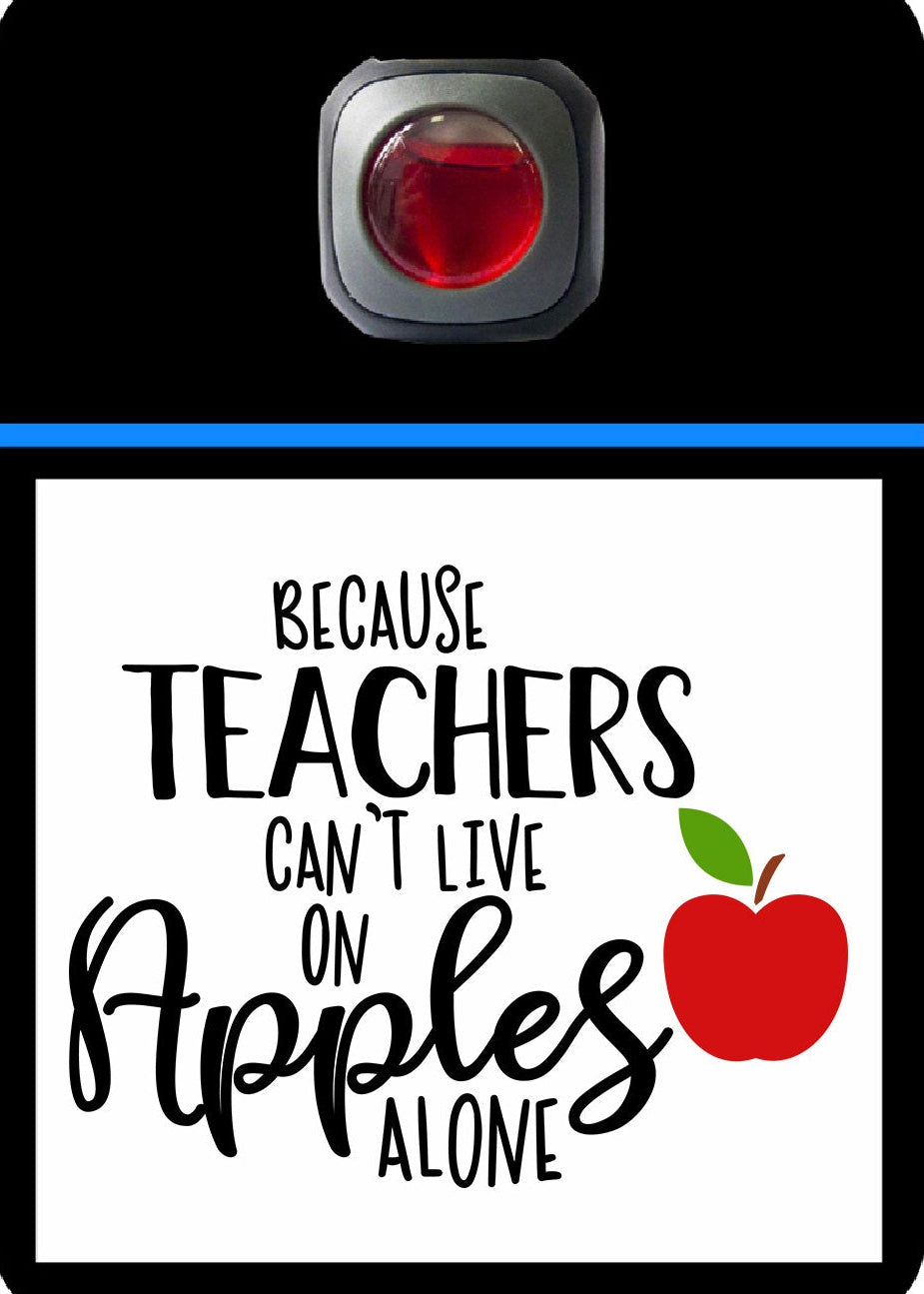 Teacher Collection Car Vent Air Freshener Accessory Decorative Card Insert #263