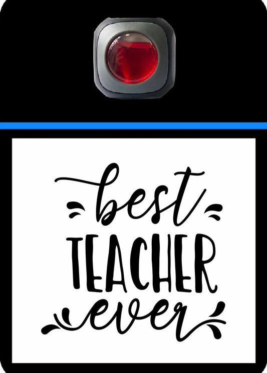 Teacher Collection Car Vent Air Freshener Accessory Decorative Card Insert #264