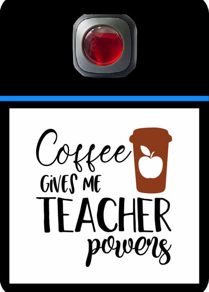 Teacher Collection Car Vent Air Freshener Accessory Decorative Card Insert #265