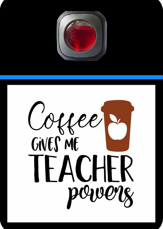 Teacher Collection Car Vent Air Freshener Accessory Decorative Card Insert #265