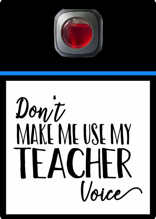 Teacher Collection Car Vent Air Freshener Accessory Decorative Card Insert #268