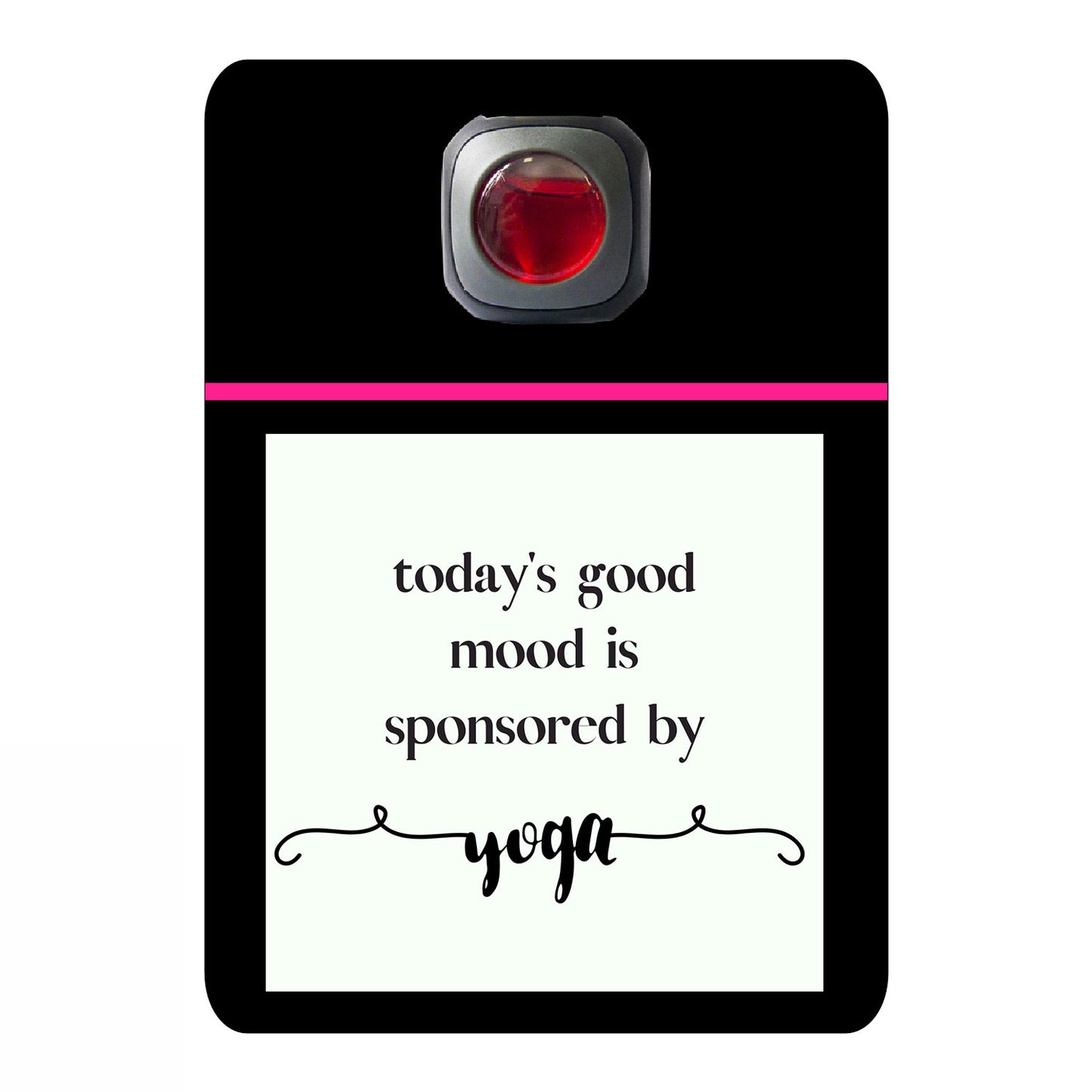 Yoga Collection Car Vent Air Freshener Accessory Decorative Card Insert #296