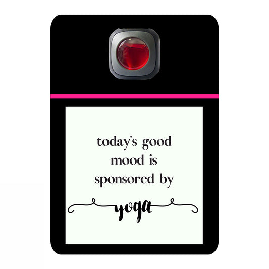 Yoga Collection Car Vent Air Freshener Accessory Decorative Card Insert #296