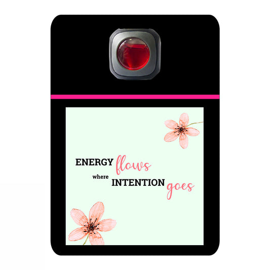 Energy flows where intention goes