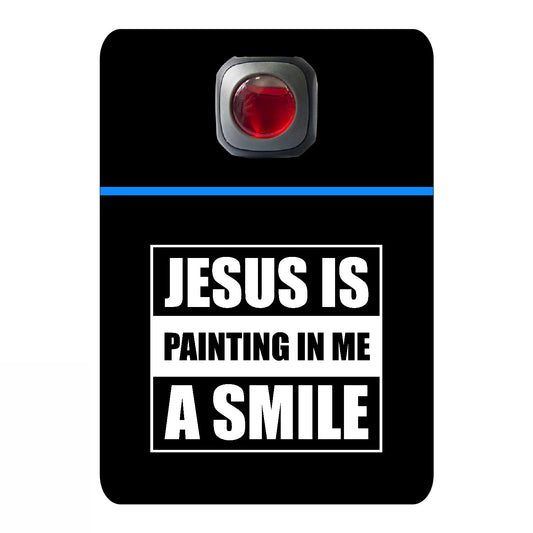 Jesus is painting in me a smile
