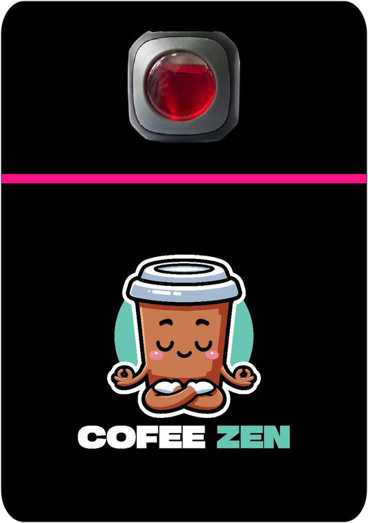 Car Vent Accessory Card Yoga Collection – Decorative Car Card Insert,Coffee zen Automotive Accessories Gift