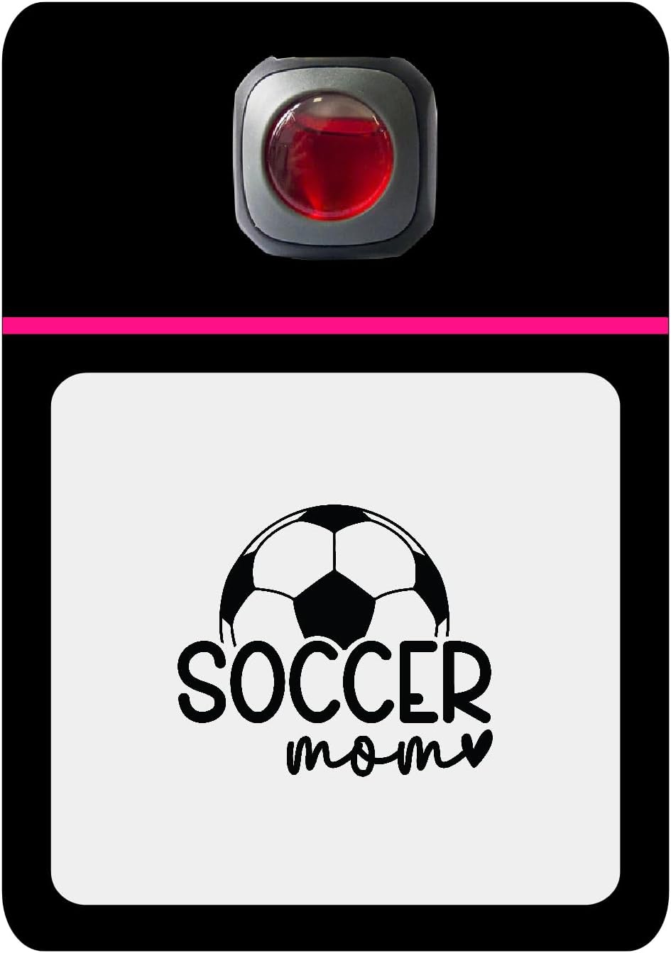 Car Vent Accessory Card Mom Collection – Decorative Car Card Insert, Soccer mom Automotive Accessories Gift