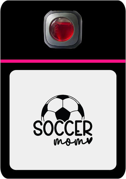 Car Vent Accessory Card Mom Collection – Decorative Car Card Insert, Soccer mom Automotive Accessories Gift