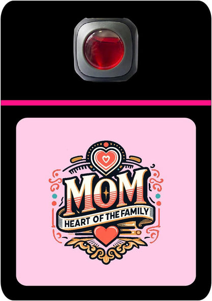 Car Vent Accessory Card Mom Collection – Decorative Car Card Insert, Heart of the family Automotive Accessories Gift