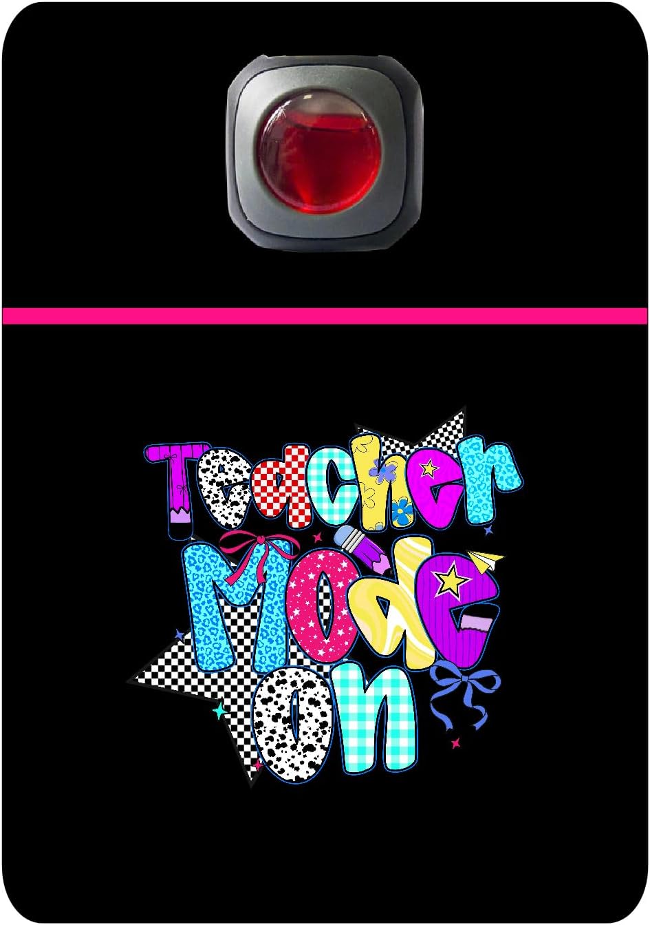 Car Vent Accessory Card Teacher Collection – Decorative Car Card Insert, Teacher mode on Automotive Accessories Gift
