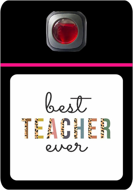 Car Vent Accessory Card Teacher Collection – Decorative Car Card Insert, Beast teacher ever Accessories Gift