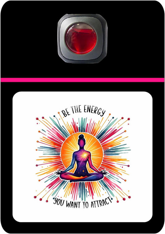Car Vent Accessory Card Yoga Collection – Decorative Car Card Insert, Be the energy Automotive Accessories Gift