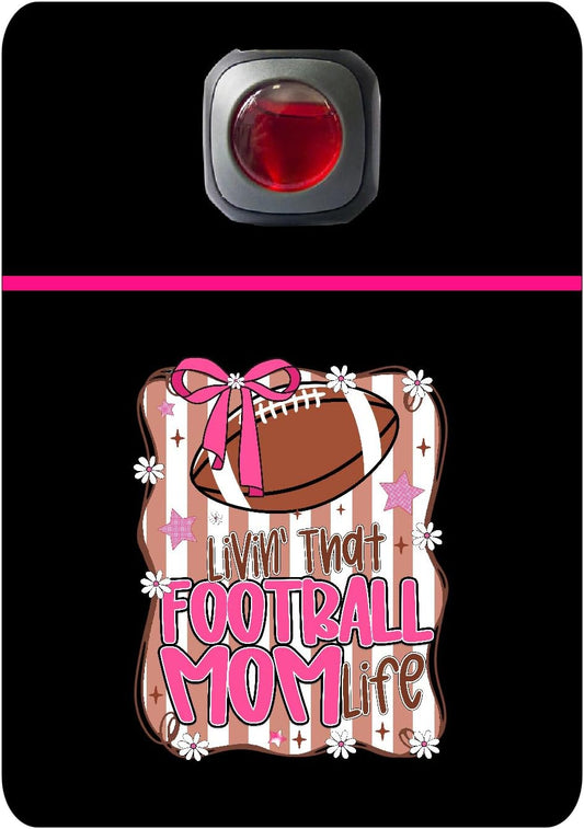 Car Vent Accessory Card Mom Collection – Decorative Car Card Insert, Footbal mom Automotive Accessories Gift