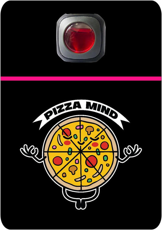 Car Vent Accessory Card Yoga Collection – Decorative Car Card Insert, Pizza mind Automotive Accessories Gift