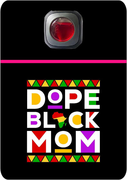 Car Vent Accessory Card Mom Collection – Decorative Car Card Insert, Dope black mom Automotive Accessories Gift