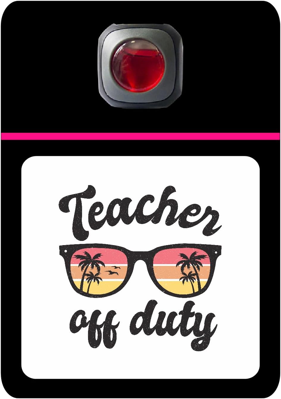 Car Vent Accessory Card Teacher Collection – Decorative Car Card Insert, Teacher off duty Accessories Gift