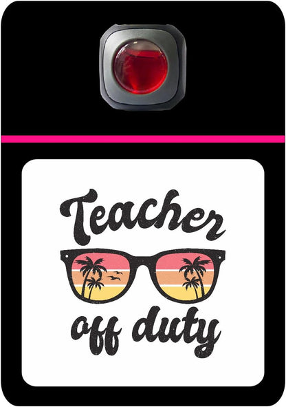 Car Vent Accessory Card Teacher Collection – Decorative Car Card Insert, Teacher off duty Accessories Gift
