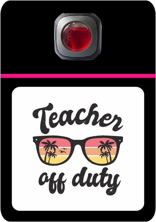 Car Vent Accessory Card Teacher Collection – Decorative Car Card Insert, Teacher off duty Accessories Gift