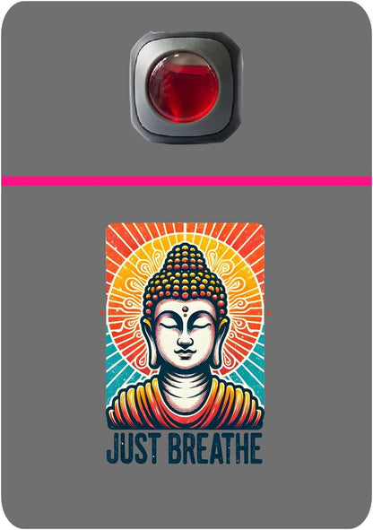 Car Vent Accessory Card Yoga Collection – Decorative Car Card Insert,Just Breathe Automotive Accessories Gift
