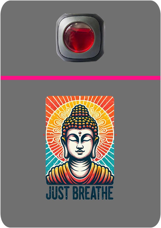 Car Vent Accessory Card Yoga Collection – Decorative Car Card Insert,Just Breathe Automotive Accessories Gift