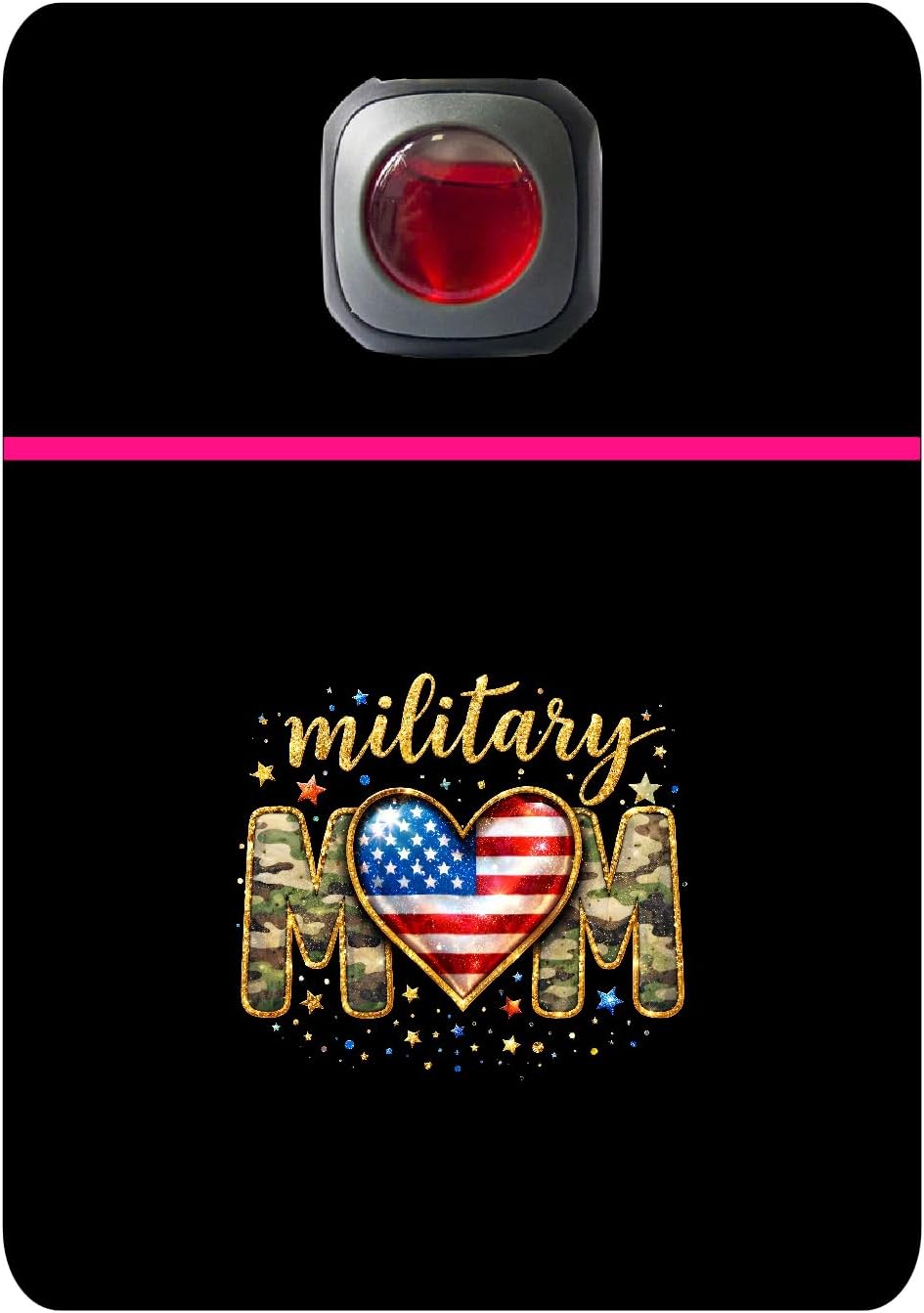 Car Vent Accessory Card Mom Collection – Decorative Car Card Insert, Camo military mom Automotive Accessories Gift