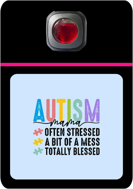Car Vent Accessory Card Mom Collection – Decorative Car Card Insert,Autism mom Automotive Accessories Gift
