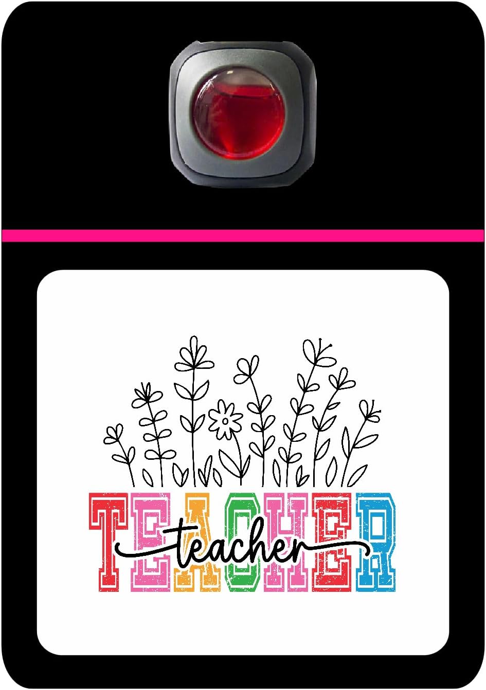 Car Vent Accessory Card Teacher Collection – Decorative Car Card Insert, Teacher sprout Automotive Accessories Gift