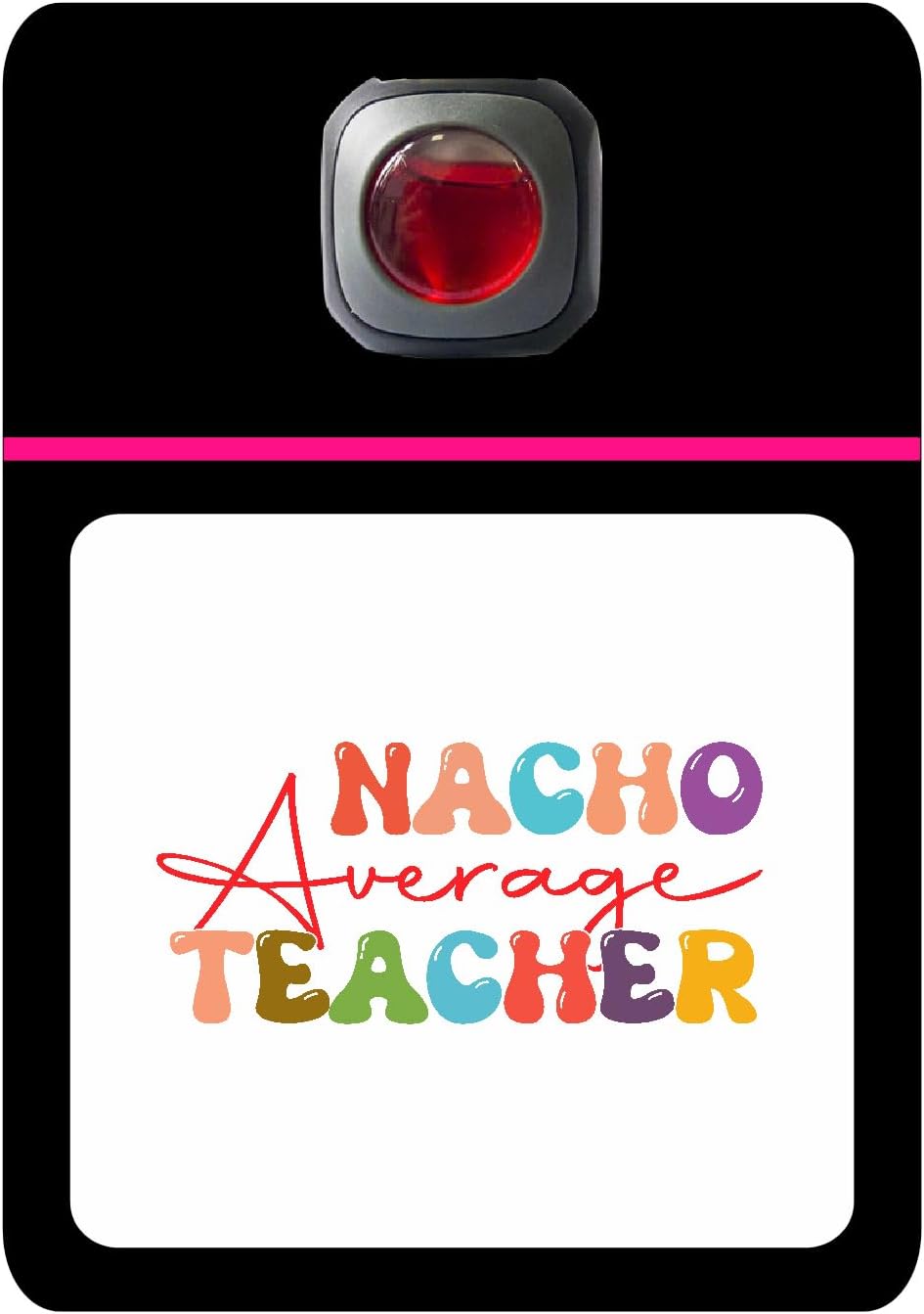 Car Vent Accessory Card Teacher Collection – Decorative Car Card Insert, Nacho teacher Automotive Accessories Gift