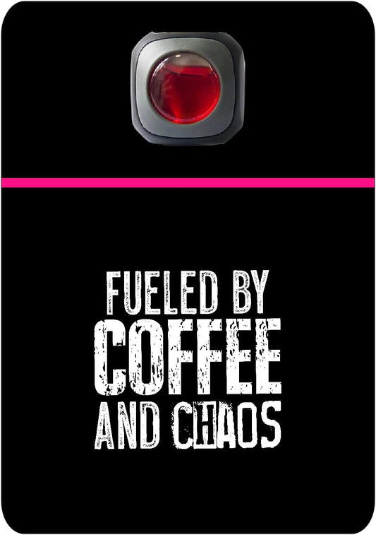Car Vent Accessory Card Mom Collection – Decorative Car Card Insert, Fueled by coffee Automotive Accessories Gift