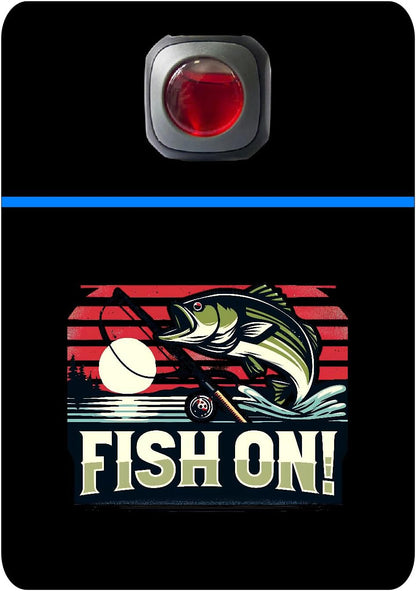 Car Vent Accessory Frame Insert - Fish ON - Decorative Display Bracket for Vent Clips #565