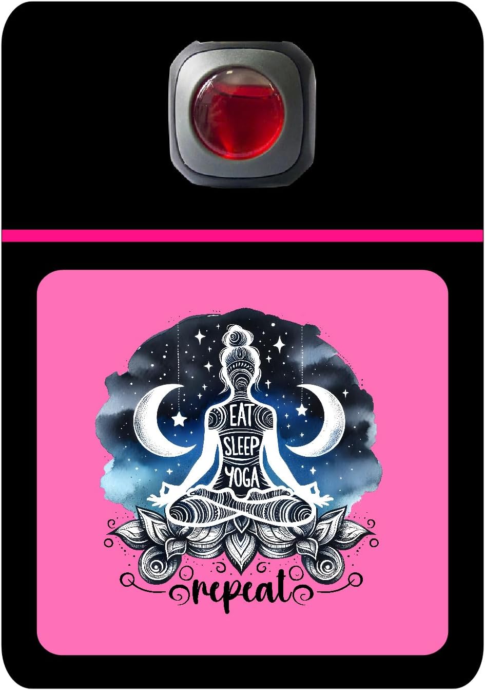 Car Vent Accessory Card Yoga Collection – Decorative Car Card Insert,Eat sleep yoga repeat Automotive Accessories Gift