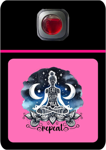Car Vent Accessory Card Yoga Collection – Decorative Car Card Insert,Eat sleep yoga repeat Automotive Accessories Gift