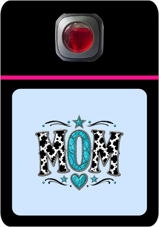 Car Vent Accessory Card Mom Collection – Decorative Car Card Insert, Mom rinstone Automotive Accessories Gift