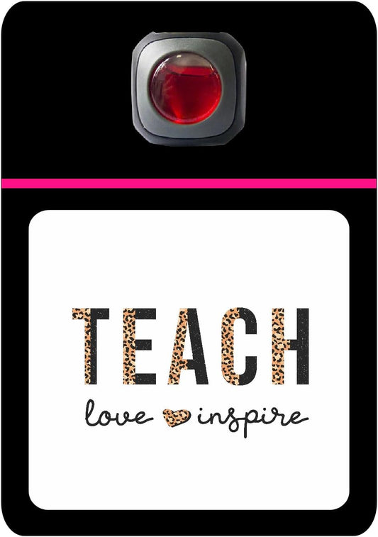 Car Vent Accessory Card Teacher Collection – Decorative Car Card Insert, Teach love inspire Accessories Gift