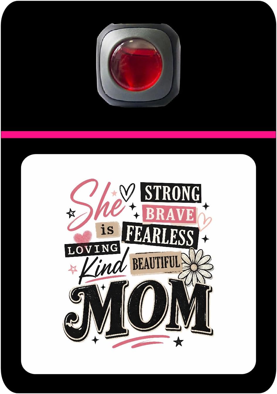 Car Vent Accessory Card Mom Collection – Decorative Car Card Insert, She is loving kind beautiful mom Automotive Accessories Gift