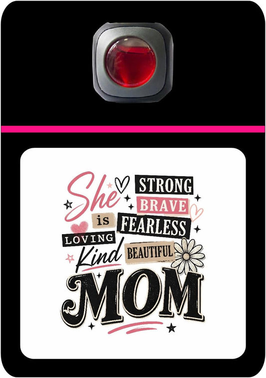 Car Vent Accessory Card Mom Collection – Decorative Car Card Insert, She is loving kind beautiful mom Automotive Accessories Gift