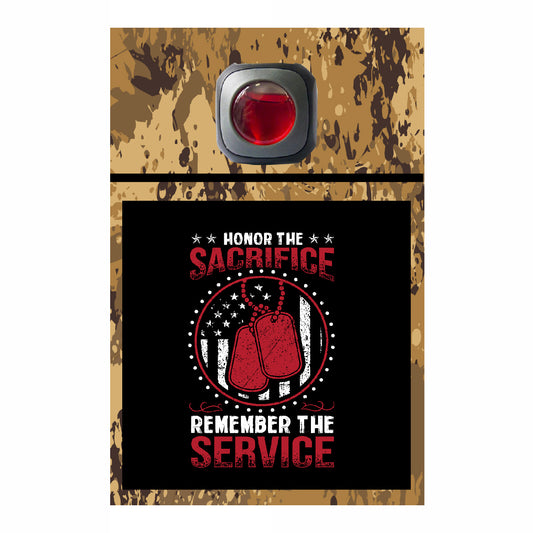 Veteran Collection Car Vent Air Freshener Accessory Decorative Card Insert #6543