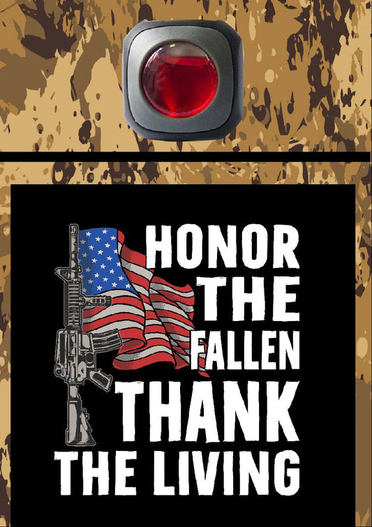 Veteran Collection Car Vent Air Freshener Accessory Decorative Card Insert #6544