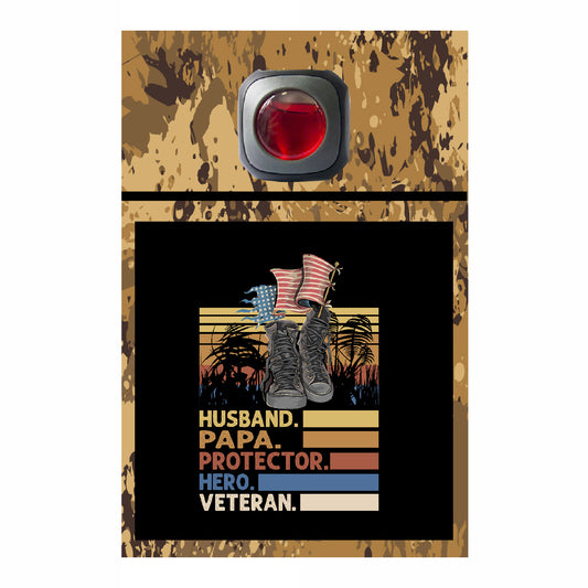 Veteran Collection Car Vent Air Freshener Accessory Decorative Card Insert #6545