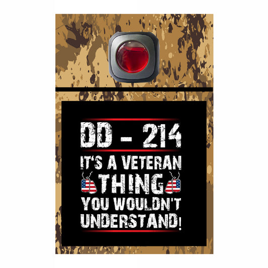 Veteran Collection Car Vent Air Freshener Accessory Decorative Card Insert #6547