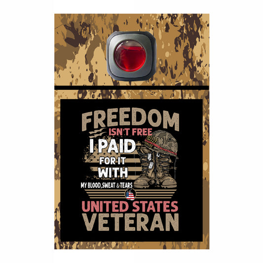 Veteran Collection Car Vent Air Freshener Accessory Decorative Card Insert #6550