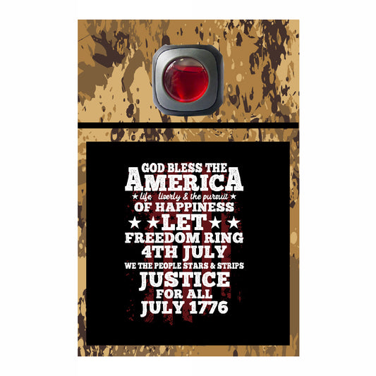 Veteran Collection Car Vent Air Freshener Accessory Decorative Card Insert #6551
