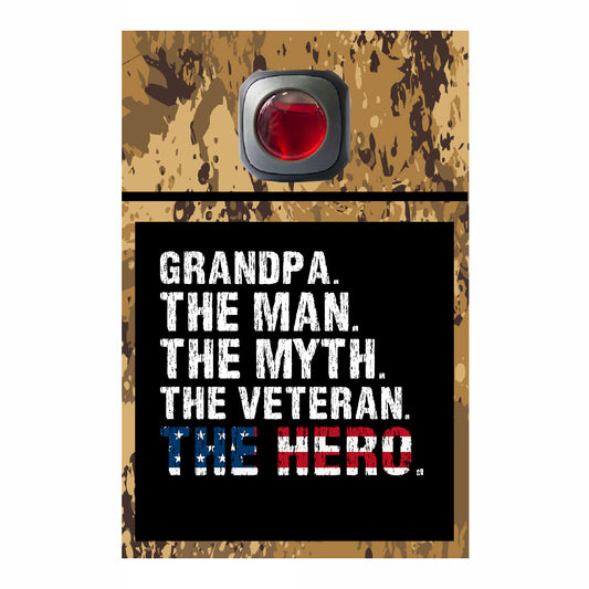 Veteran Collection Car Vent Air Freshener Accessory Decorative Card Insert #6553
