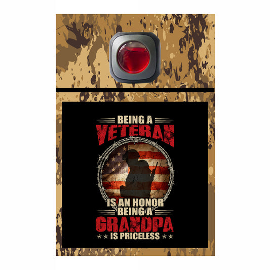 Veteran Collection Car Vent Air Freshener Accessory Decorative Card Insert #6554